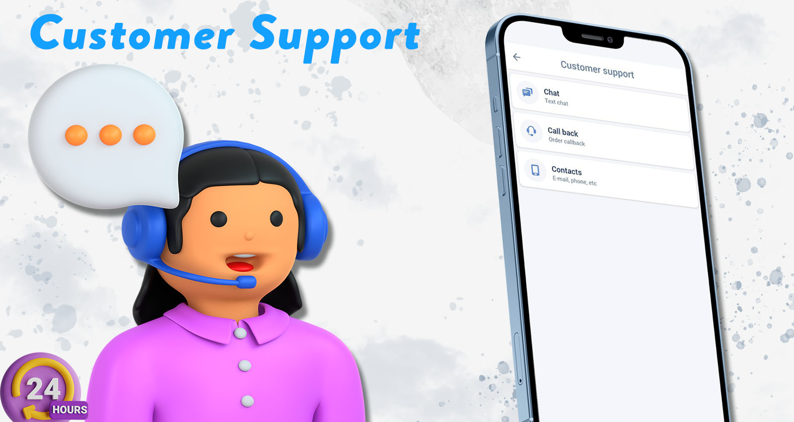 A comprehensive customer support to help players of 1xBet app