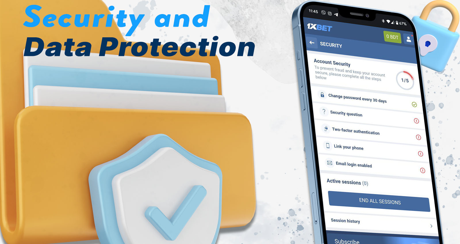 Security protects players' sensitive information and financial transactions